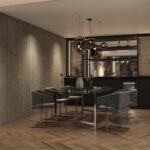 Exploring Innovative Modern Dining Room in 3D.
