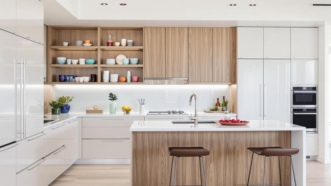 Modern Miami kitchen with sleek cabinets and stylish island.